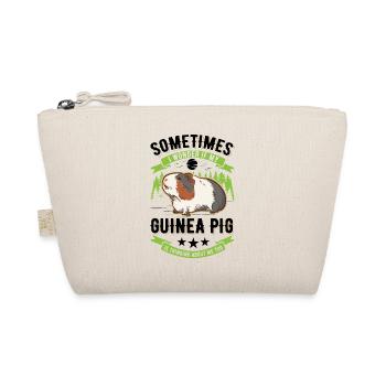 Guinea Pig Gift Guinea Pig - Organic Pouch - nature - Front