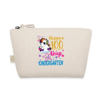 Licorne mignonne Joyeux 100 jours de maternelle - Trousse biologique - nature - Devant