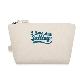 I love sailing - Organic Pouch - nature - Front