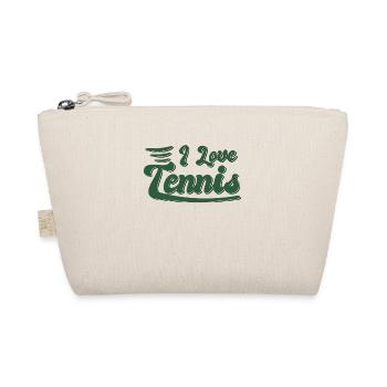 I love tennis - Organic Pouch - nature - Front