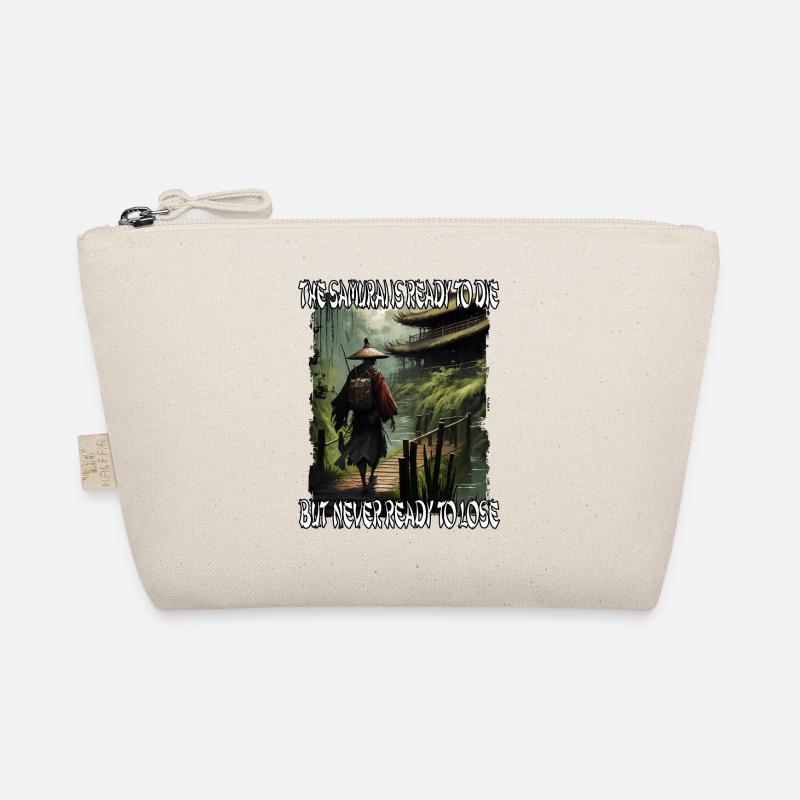 SAMURAI SPRUCH eIN SAMURAI IST BEREIT ZU STERBEN Bio-Täschchen