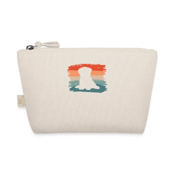 Vintage Retro Pekingese Dog Lover - Organic Pouch - nature - Front