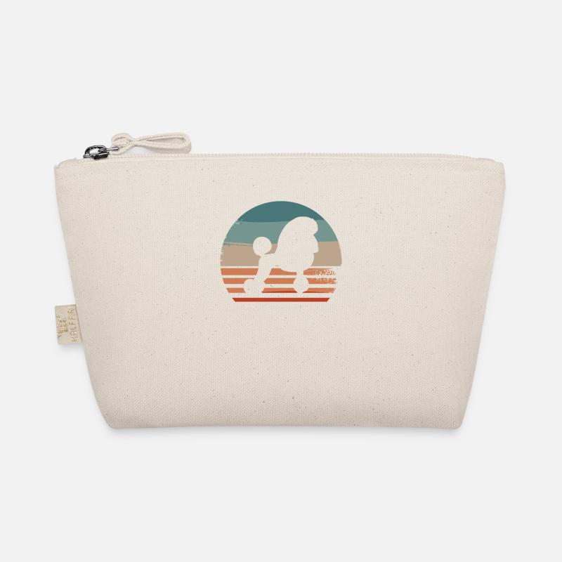 Caniche rétro vintage Caniches Amoureux des chiens Trousse biologique