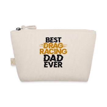 Drag Racing Race Car Dad Vintage - Bio-Täschchen - Natur - Vorne