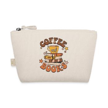 Coffee and Books - Organic Pouch - nature - Front