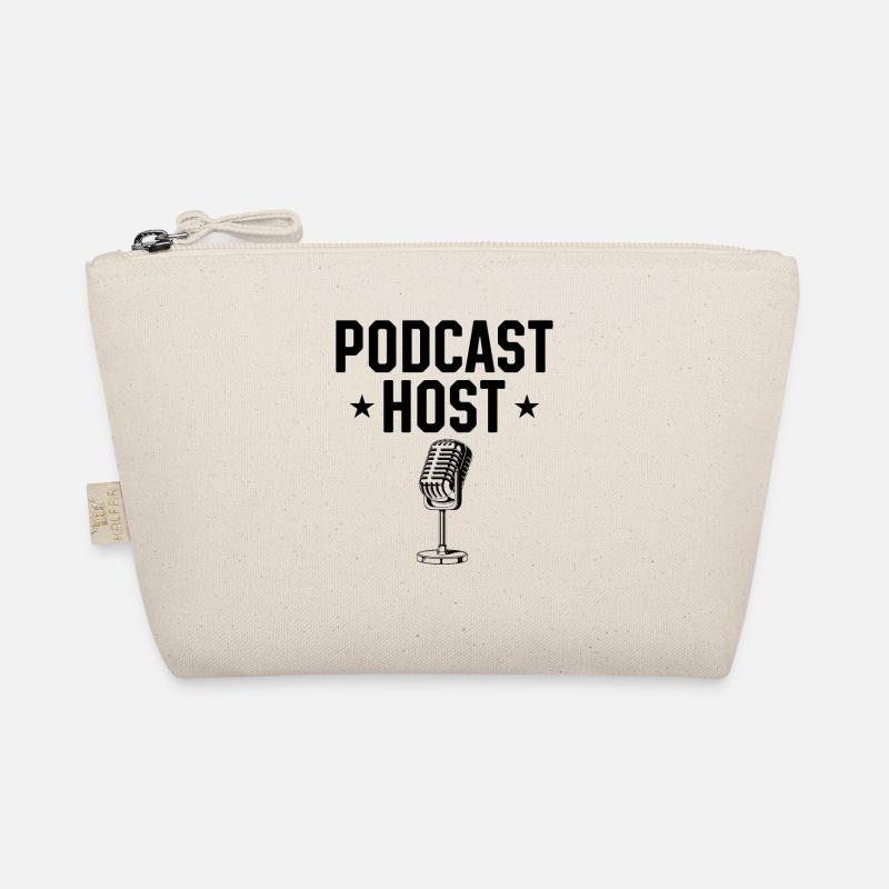 Podcast Host - Podcaster Podcasting Microphone Pod Bio-Täschchen