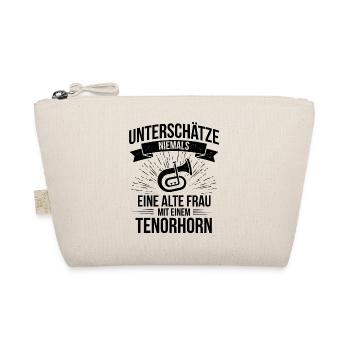 Tenorhorn Tenorhornspieler Tenorhornist - Bio-Täschchen - Natur - Vorne