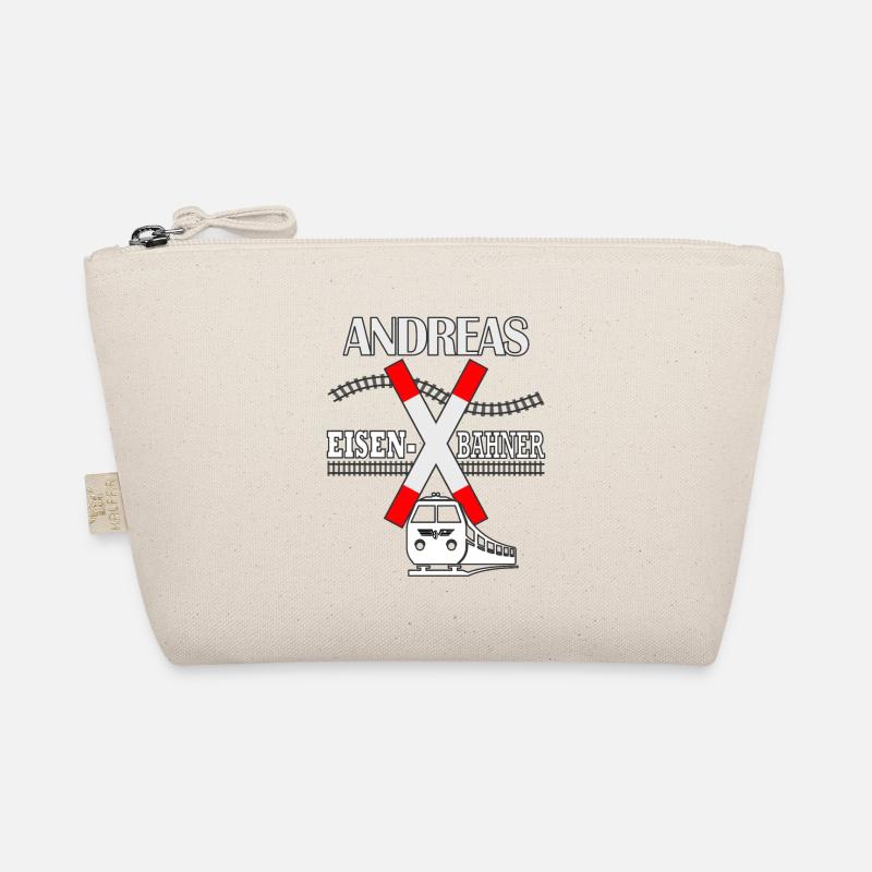 Andreas Eisenbahner St. Andrew's Cross - Organic Pouch - nature