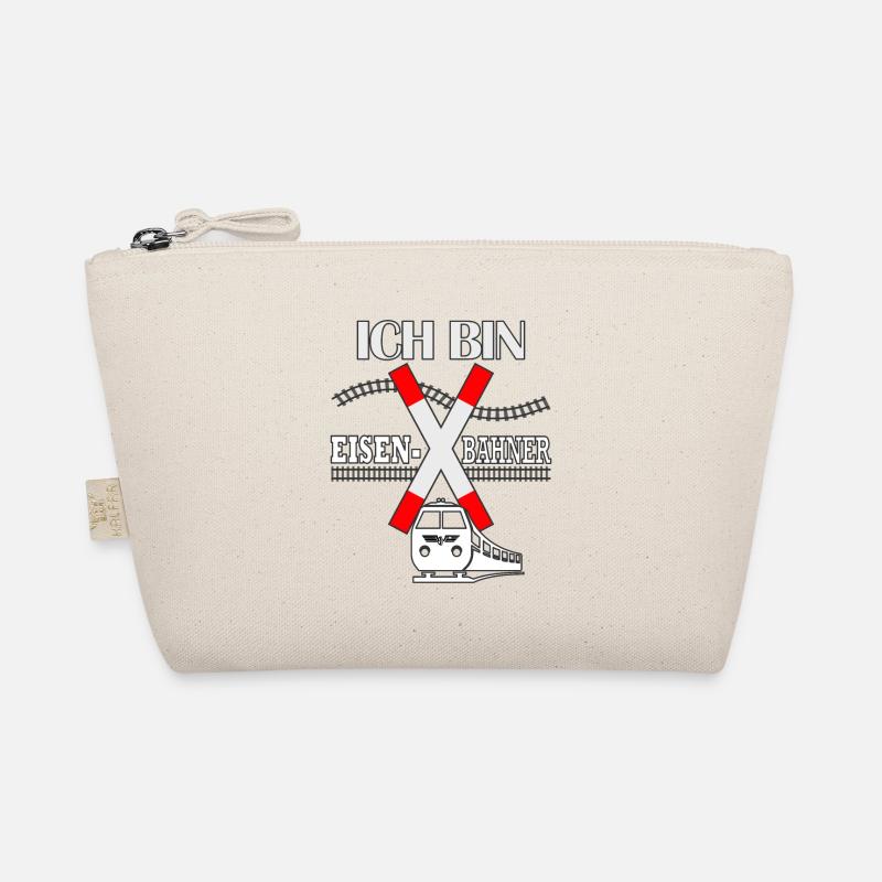 I am a railway worker model railroader Organic Pouch