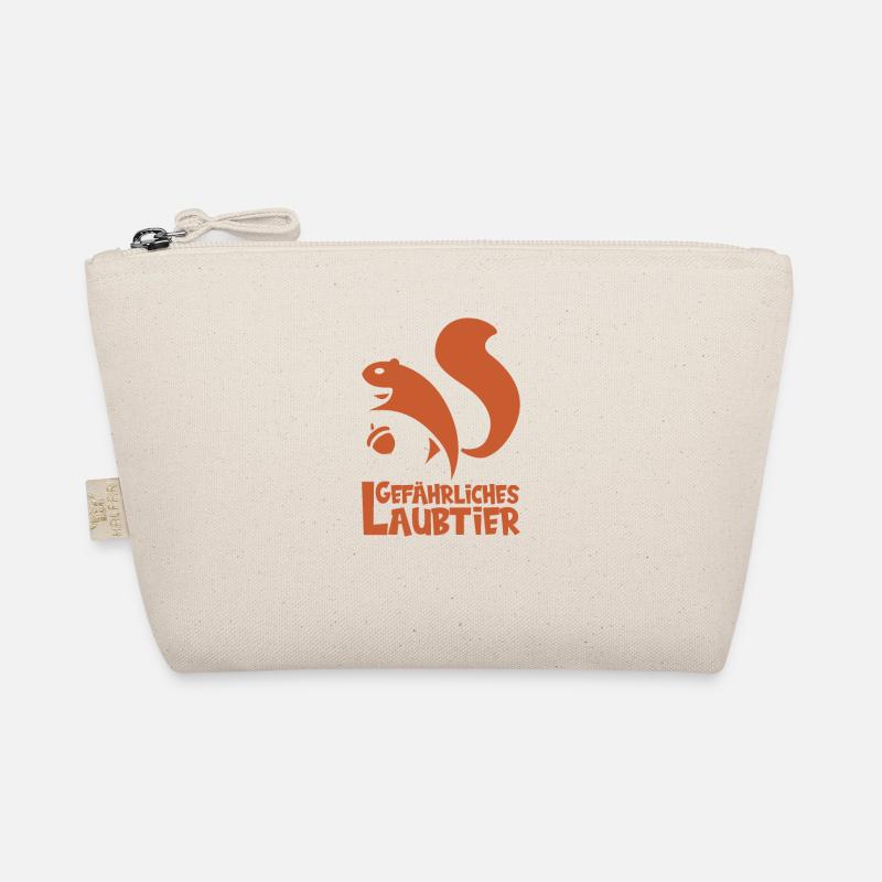 Gefährliches Laubtier Eichhörnchen Bio-Täschchen