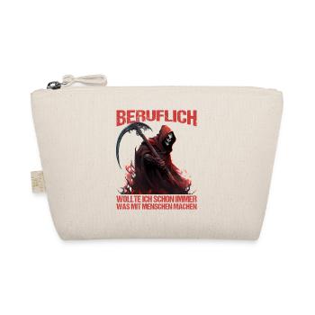 Beruflich schon immer was mit Menschen machen - Bio-Täschchen - Natur - Vorne