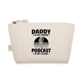 Daddy Is My Name Podcasting Is My Game - Daddy Pod - Bio-Täschchen - Natur - Vorne