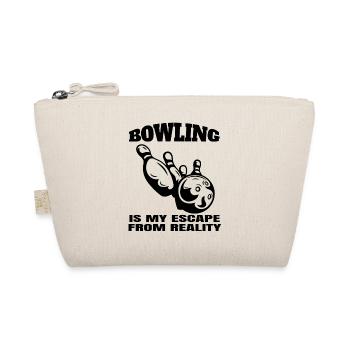 Bowling Kegel Gift Bowling Ball Bowler Bowling - Organic Pouch - nature - Front