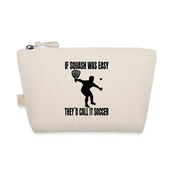 Squash Squash Game Racquetball Player Racquetball - Organic Pouch - nature - Front