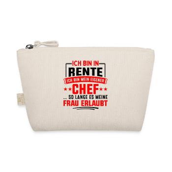 Pensioner Retirement Grandpa Grandad Gift - Bio-Täschchen - Natur - Vorne
