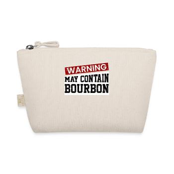 Warnung kann Bourbon enthalten - Bio-Täschchen - Natur - Vorne
