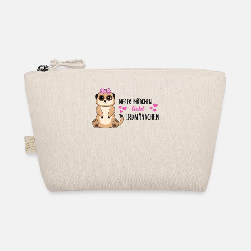 Erdmännchen Spruch Geschenk Damen Mädchen Bio-Täschchen