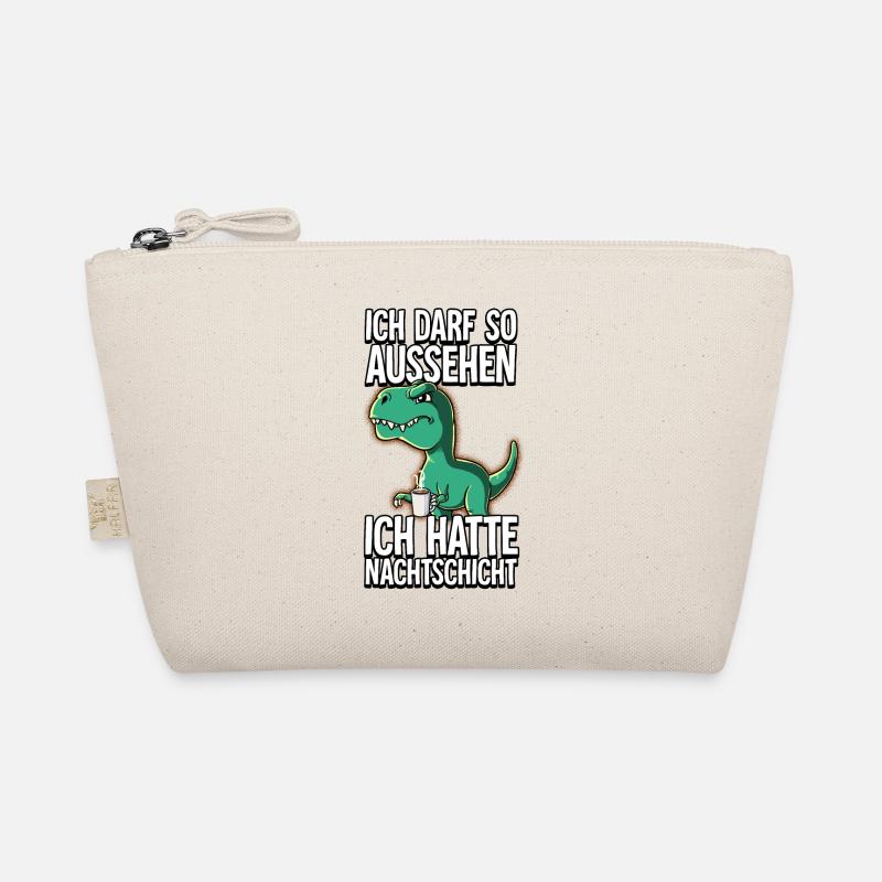 Ich Hatte Nachtschicht Kaffee T-rex Bio-Täschchen