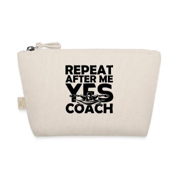 Swimming Coach | The Best Swimming Coach Gift - Organic Pouch - nature - Front