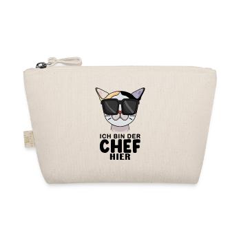 Cool Katze Japanese Bobtail Chef Spruch - Bio-Täschchen - Natur - Vorne