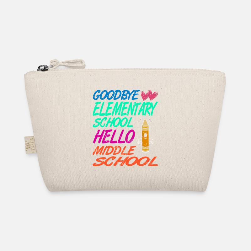 Goodbye Elementary School Hello Middle School Organic Pouch