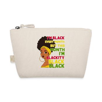 black history month funny - Bio-Täschchen - Natur - Vorne
