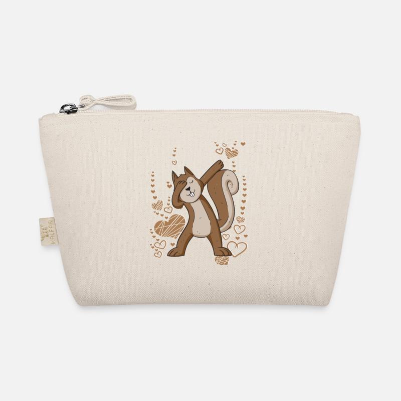 dabbing squirrels dance forest animal Organic Pouch