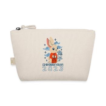 Frohes Chinesisches Neujahrskaninchen 2023 - Bio-Täschchen - Natur - Vorne