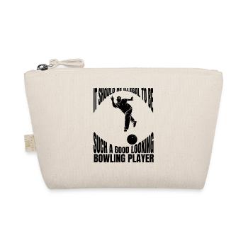 Bowling Kegel Gift Bowling Ball Bowler Bowling - Organic Pouch - nature - Front
