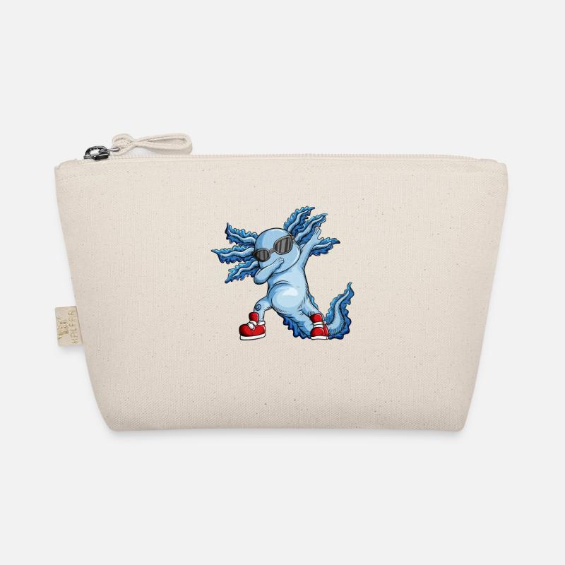 Axolotl with red dancing shoes Sunglasses Dabbing Organic Pouch