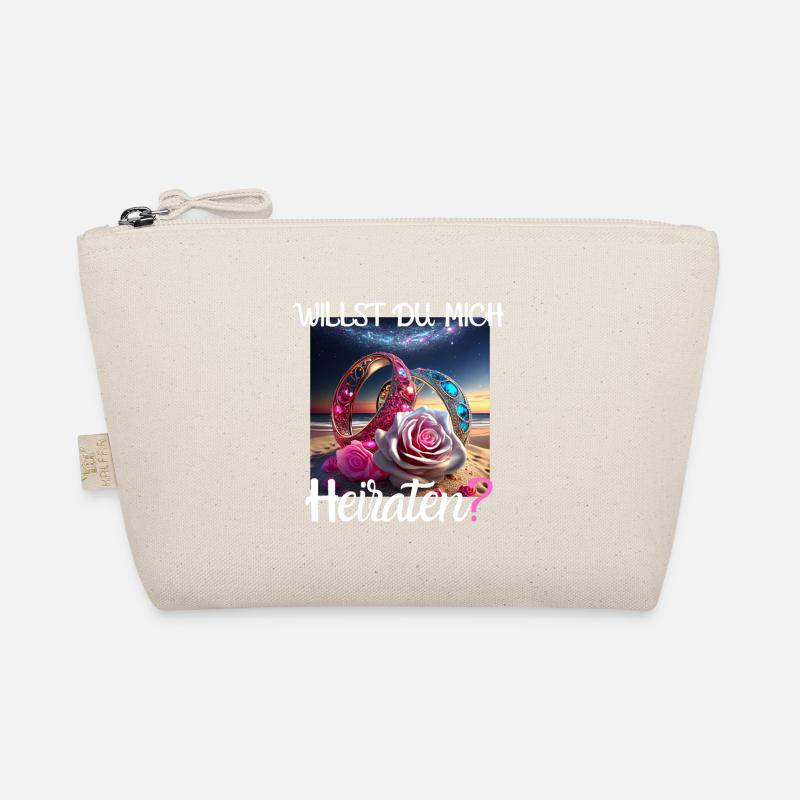 Heiratsantrag für Hochzeit oder Verlobung - Bio-Täschchen