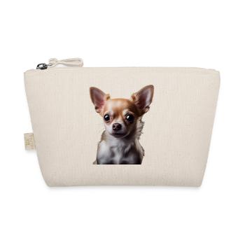 Cute Chihuahua - Gift idea for - Organic Pouch - nature - Front