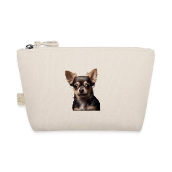 Cute Chihuahua - Gift idea for - Organic Pouch - nature - Front