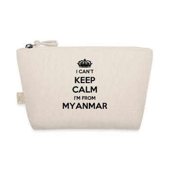 Je ne peux pas rester calme, je viens du Myanmar - Trousse biologique - nature - Devant
