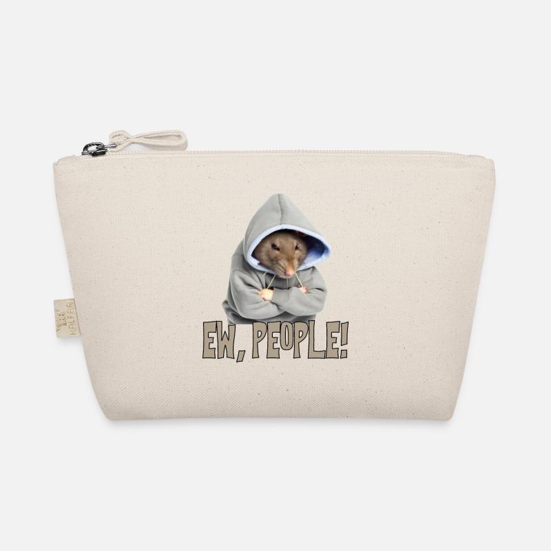 Ew, People! Rat Funny Saying Statement Sarkas Organic Pouch