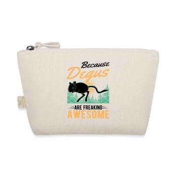 Because Degus are freaking awesome - Organic Pouch - nature - Front