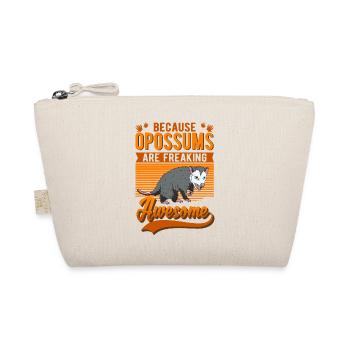 Because Opossums are freaking awesome - Organic Pouch - nature - Front