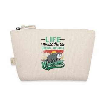 Opossum Gift Marsupial Possum - Organic Pouch - nature - Front