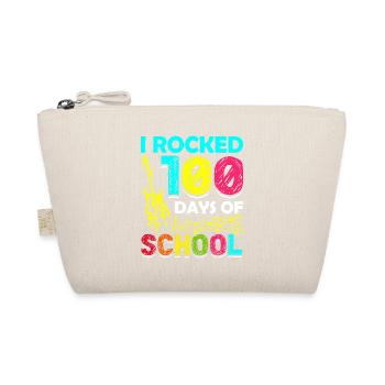 I Rocked 100 Days Of School Gitarrist Gitarre - Bio-Täschchen - Natur - Vorne