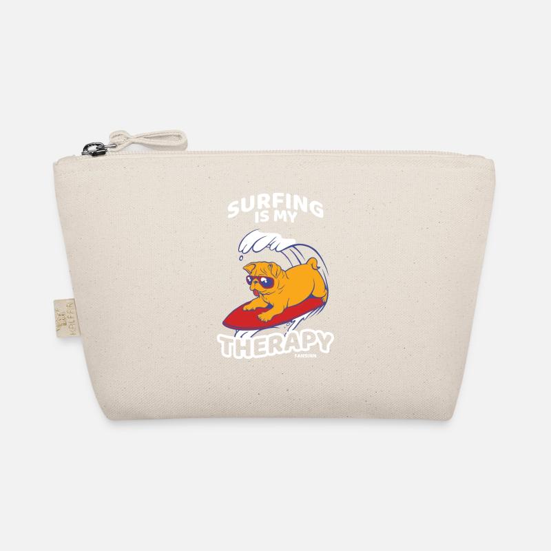 Surfing Is My Therapy Organic Pouch
