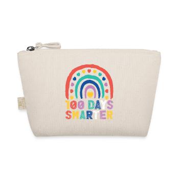 100 Days Smarter 100th Day School Event - Organic Pouch - nature - Front