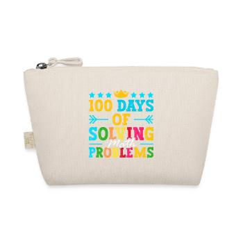 100 days to solve math problems - Organic Pouch - nature - Front