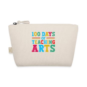 100 days of art lessons in the classroom - Organic Pouch - nature - Front