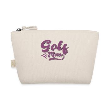 Golf Mama Gift - Organic Pouch - nature - Front