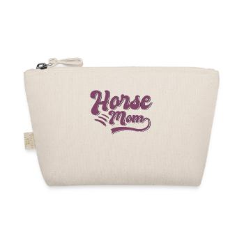Horse Mama Gift - Organic Pouch - nature - Front
