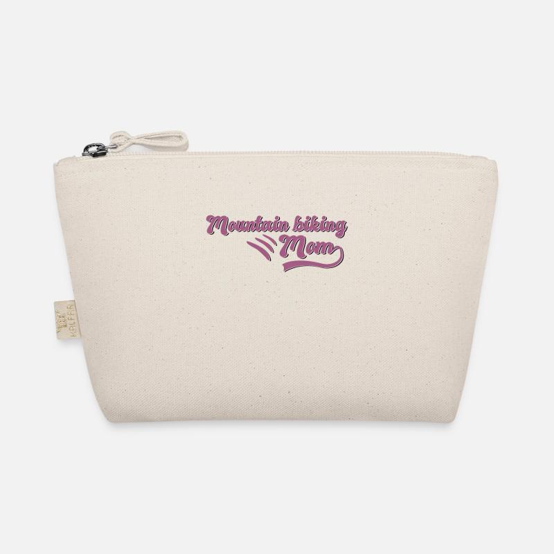 Mountain biking mom Organic Pouch