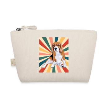 Mignon Beagle Dog Breed 80s 90s Retro Style Vintage - Trousse biologique - nature - Devant