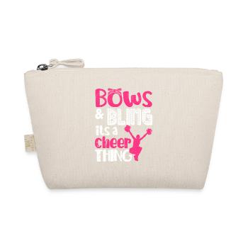 Bows & Bling It’s A Cheer Thing Funny Cheerleaders - Trousse biologique - nature - Devant