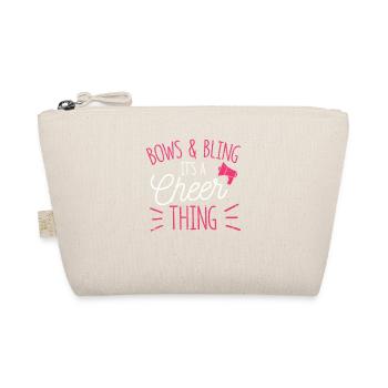 Bows & Bling c’est une pom-pom girl de cheer-thing - Trousse biologique - nature - Devant