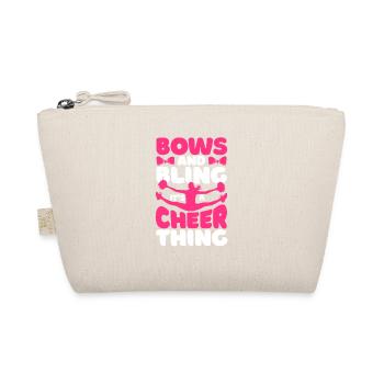 Bögen & Bling It's A Cheer Thing Funny Cheerleader - Bio-Täschchen - Natur - Vorne